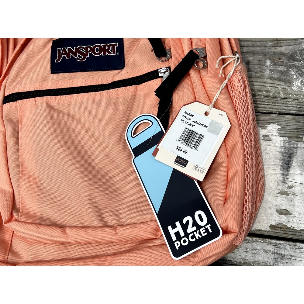JanSport Big Student Backpack School, Travel, Work Bookbag, 15” Laptop Sleeve - Picture 5 of 7
